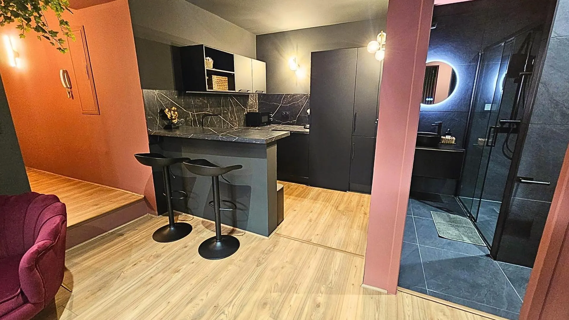 Suite Obsidian - Love Room Au Coeur D'Orange Orange  France